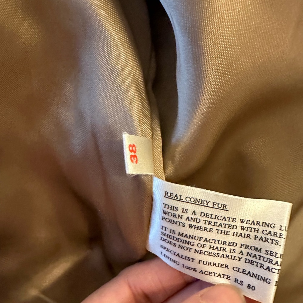 Authentic Fur Coat By Connustan Furs Nwot - image 3